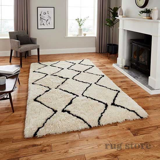 Striped Shaggy Rugs
